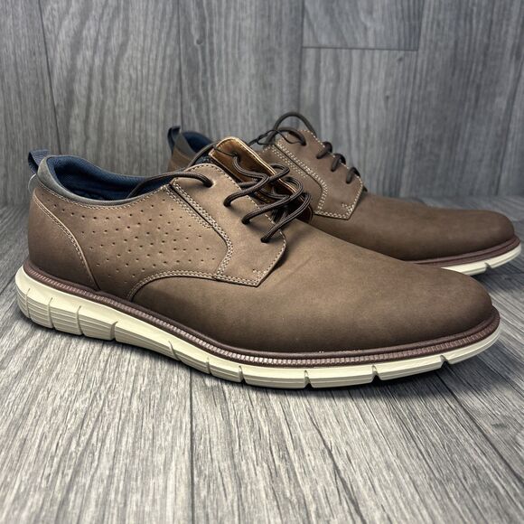 Dockers Men’s Casual Oxford Shoes Brown Lace-Up Comfort Sole Size 13M New main image 8